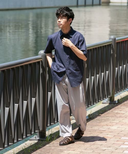 URBAN RESEARCH ROSSO / アーバンリサーチ ロッソ シャツ・ブラウス | 『XLサイズあり』リラックスコットンリネンレギュラーカラー半袖シャツ | 詳細28