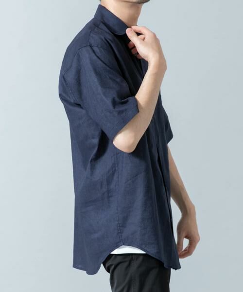 URBAN RESEARCH ROSSO / アーバンリサーチ ロッソ シャツ・ブラウス | 『XLサイズあり』リラックスコットンリネンレギュラーカラー半袖シャツ | 詳細18