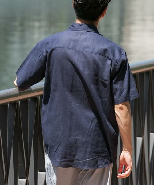 URBAN RESEARCH ROSSO / アーバンリサーチ ロッソ シャツ・ブラウス | 『XLサイズあり』リラックスコットンリネンレギュラーカラー半袖シャツ | 詳細25