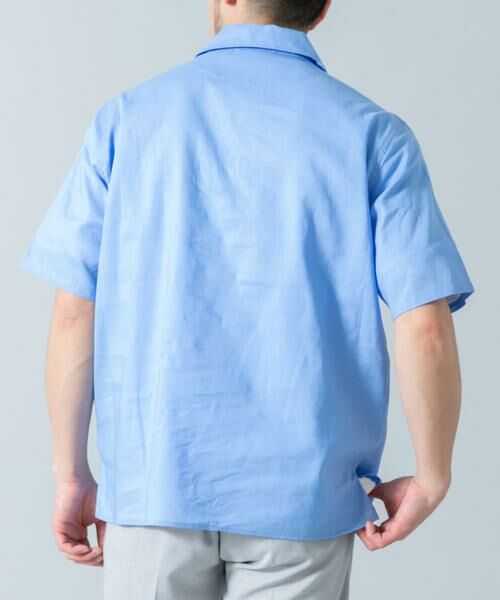 URBAN RESEARCH ROSSO / アーバンリサーチ ロッソ シャツ・ブラウス | 『XLサイズあり』リラックスコットンリネンスキッパーシャツ | 詳細12