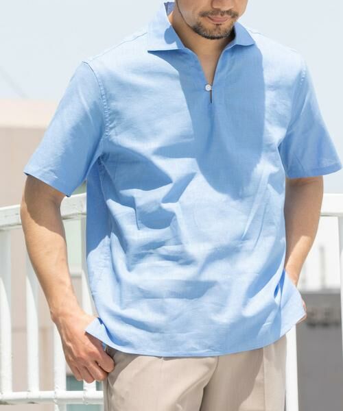 URBAN RESEARCH ROSSO / アーバンリサーチ ロッソ シャツ・ブラウス | 『XLサイズあり』リラックスコットンリネンスキッパーシャツ | 詳細3