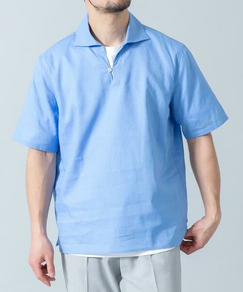 URBAN RESEARCH ROSSO / アーバンリサーチ ロッソ シャツ・ブラウス | 『XLサイズあり』リラックスコットンリネンスキッパーシャツ | 詳細9