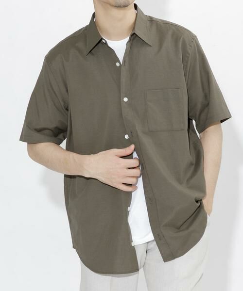 URBAN RESEARCH ROSSO / アーバンリサーチ ロッソ シャツ・ブラウス | 『防シワ』『XLサイズあり』ハイパフォーマンスリネンレギュラー半袖シャツ | 詳細10