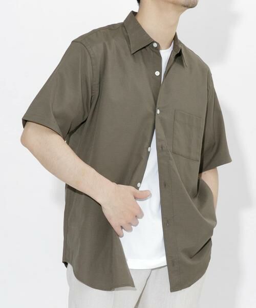 URBAN RESEARCH ROSSO / アーバンリサーチ ロッソ シャツ・ブラウス | 『防シワ』『XLサイズあり』ハイパフォーマンスリネンレギュラー半袖シャツ | 詳細11