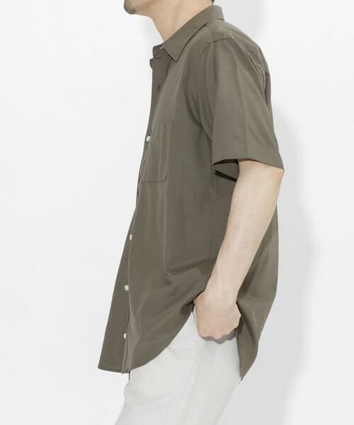 URBAN RESEARCH ROSSO / アーバンリサーチ ロッソ シャツ・ブラウス | 『防シワ』『XLサイズあり』ハイパフォーマンスリネンレギュラー半袖シャツ | 詳細12