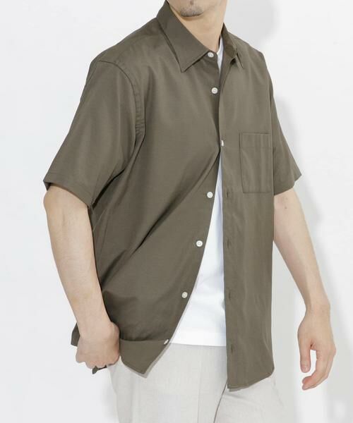 URBAN RESEARCH ROSSO / アーバンリサーチ ロッソ シャツ・ブラウス | 『防シワ』『XLサイズあり』ハイパフォーマンスリネンレギュラー半袖シャツ | 詳細14