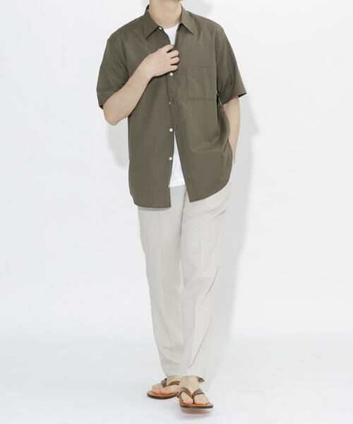 URBAN RESEARCH ROSSO / アーバンリサーチ ロッソ シャツ・ブラウス | 『防シワ』『XLサイズあり』ハイパフォーマンスリネンレギュラー半袖シャツ | 詳細15