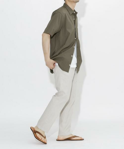 URBAN RESEARCH ROSSO / アーバンリサーチ ロッソ シャツ・ブラウス | 『防シワ』『XLサイズあり』ハイパフォーマンスリネンレギュラー半袖シャツ | 詳細17