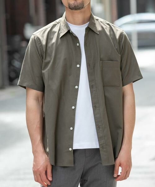 URBAN RESEARCH ROSSO / アーバンリサーチ ロッソ シャツ・ブラウス | 『防シワ』『XLサイズあり』ハイパフォーマンスリネンレギュラー半袖シャツ | 詳細2