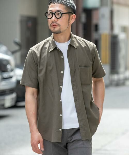 URBAN RESEARCH ROSSO / アーバンリサーチ ロッソ シャツ・ブラウス | 『防シワ』『XLサイズあり』ハイパフォーマンスリネンレギュラー半袖シャツ | 詳細4