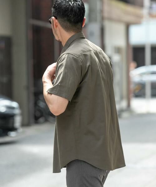 URBAN RESEARCH ROSSO / アーバンリサーチ ロッソ シャツ・ブラウス | 『防シワ』『XLサイズあり』ハイパフォーマンスリネンレギュラー半袖シャツ | 詳細6
