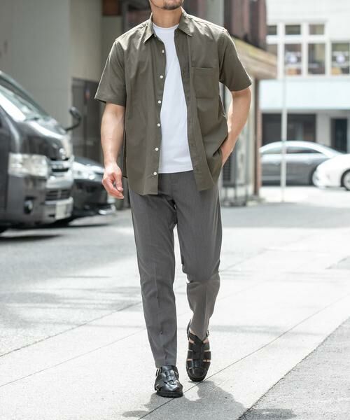 URBAN RESEARCH ROSSO / アーバンリサーチ ロッソ シャツ・ブラウス | 『防シワ』『XLサイズあり』ハイパフォーマンスリネンレギュラー半袖シャツ | 詳細7