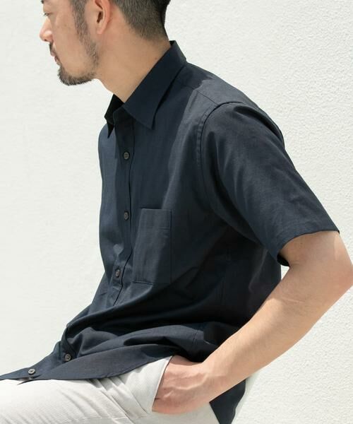 URBAN RESEARCH ROSSO / アーバンリサーチ ロッソ シャツ・ブラウス | 『防シワ』『XLサイズあり』ハイパフォーマンスリネンレギュラー半袖シャツ | 詳細22