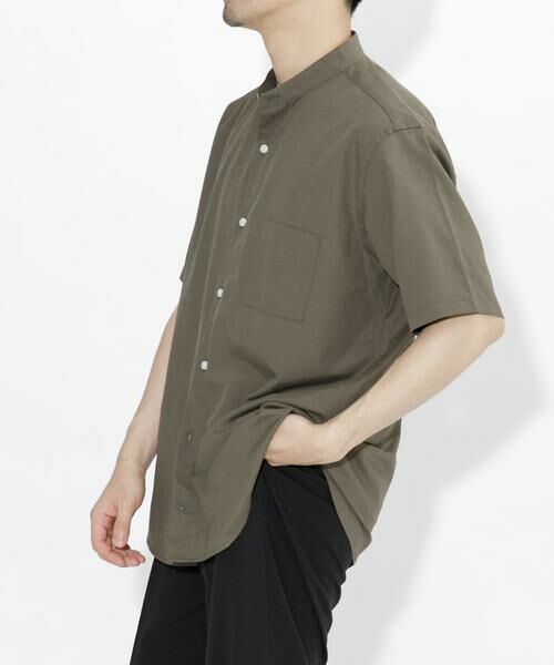 URBAN RESEARCH ROSSO / アーバンリサーチ ロッソ シャツ・ブラウス | 『防シワ』『XLサイズあり』ハイパフォーマンスリネンバンド半袖シャツ | 詳細11
