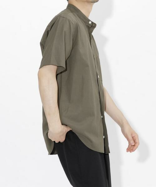 URBAN RESEARCH ROSSO / アーバンリサーチ ロッソ シャツ・ブラウス | 『防シワ』『XLサイズあり』ハイパフォーマンスリネンバンド半袖シャツ | 詳細13