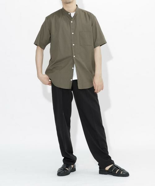 URBAN RESEARCH ROSSO / アーバンリサーチ ロッソ シャツ・ブラウス | 『防シワ』『XLサイズあり』ハイパフォーマンスリネンバンド半袖シャツ | 詳細14