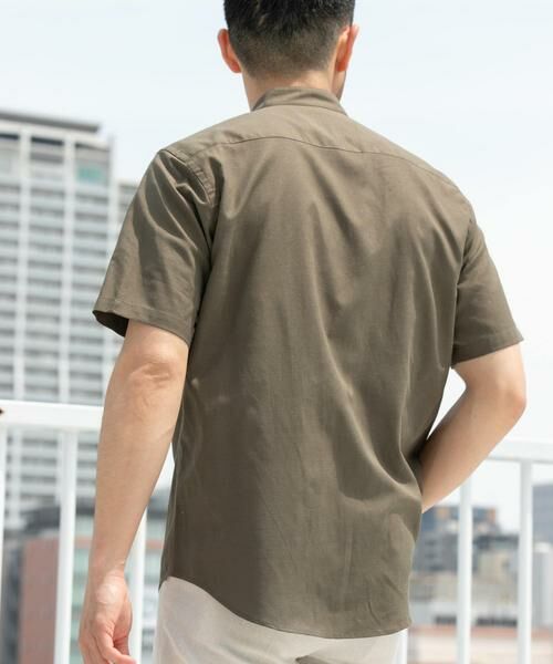 URBAN RESEARCH ROSSO / アーバンリサーチ ロッソ シャツ・ブラウス | 『防シワ』『XLサイズあり』ハイパフォーマンスリネンバンド半袖シャツ | 詳細2