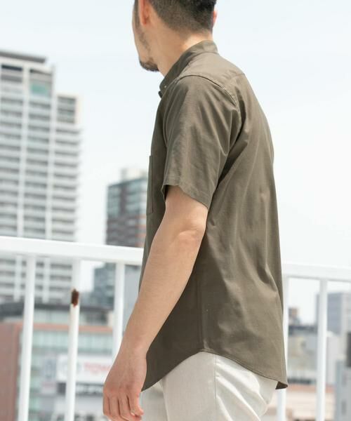 URBAN RESEARCH ROSSO / アーバンリサーチ ロッソ シャツ・ブラウス | 『防シワ』『XLサイズあり』ハイパフォーマンスリネンバンド半袖シャツ | 詳細3