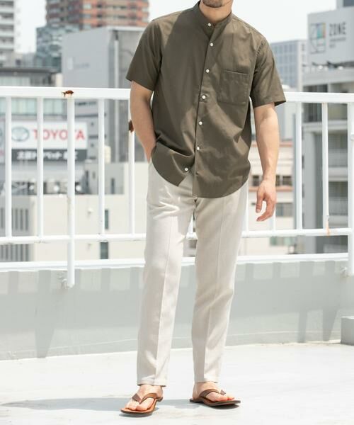 URBAN RESEARCH ROSSO / アーバンリサーチ ロッソ シャツ・ブラウス | 『防シワ』『XLサイズあり』ハイパフォーマンスリネンバンド半袖シャツ | 詳細8