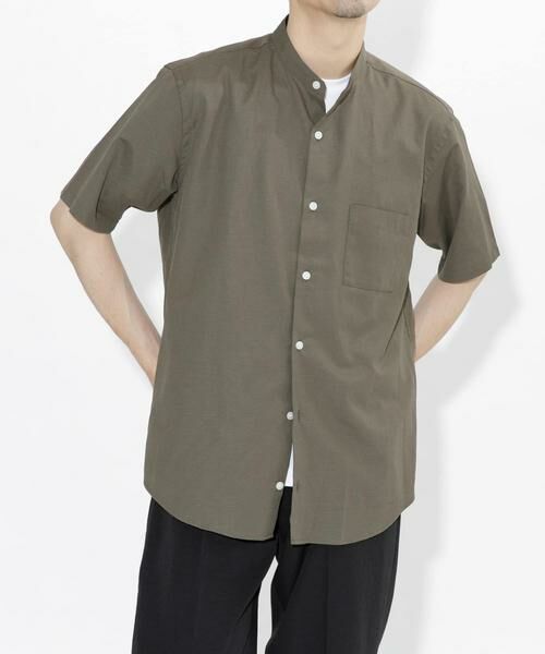 URBAN RESEARCH ROSSO / アーバンリサーチ ロッソ シャツ・ブラウス | 『防シワ』『XLサイズあり』ハイパフォーマンスリネンバンド半袖シャツ | 詳細9