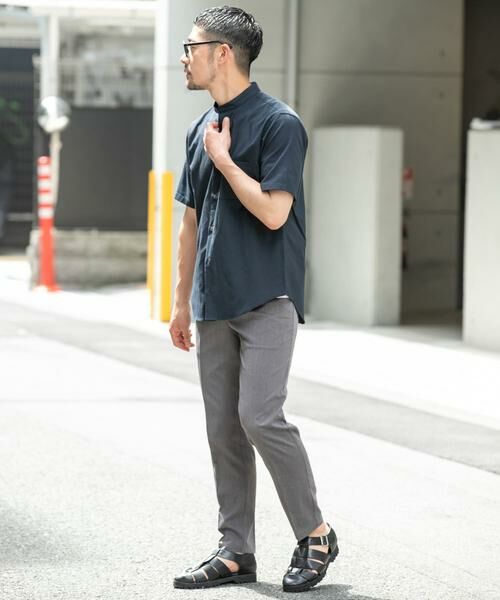 URBAN RESEARCH ROSSO / アーバンリサーチ ロッソ シャツ・ブラウス | 『防シワ』『XLサイズあり』ハイパフォーマンスリネンバンド半袖シャツ | 詳細20