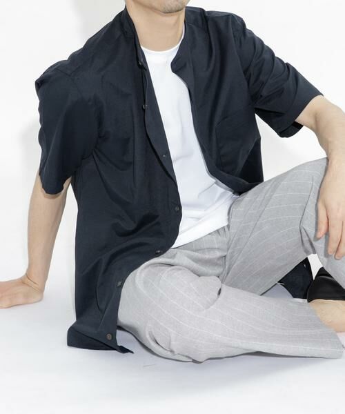 URBAN RESEARCH ROSSO / アーバンリサーチ ロッソ シャツ・ブラウス | 『防シワ』『XLサイズあり』ハイパフォーマンスリネンバンド半袖シャツ | 詳細22