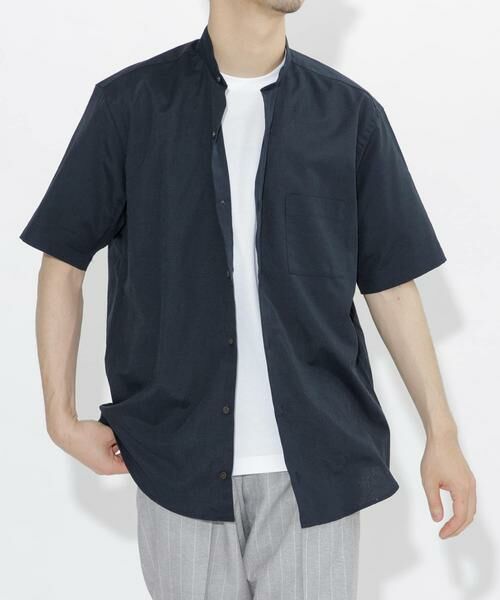 URBAN RESEARCH ROSSO / アーバンリサーチ ロッソ シャツ・ブラウス | 『防シワ』『XLサイズあり』ハイパフォーマンスリネンバンド半袖シャツ | 詳細24