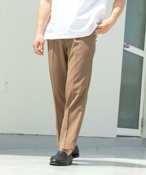 URBAN RESEARCH ROSSO / アーバンリサーチ ロッソ その他パンツ | 『WEB限定』『セットアップ対応』パナマ風ストレートパンツ | 詳細1