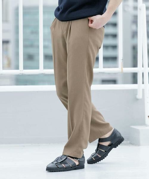 URBAN RESEARCH ROSSO / アーバンリサーチ ロッソ その他パンツ | 『WEB限定』『セットアップ対応』パナマ風ストレートパンツ | 詳細6