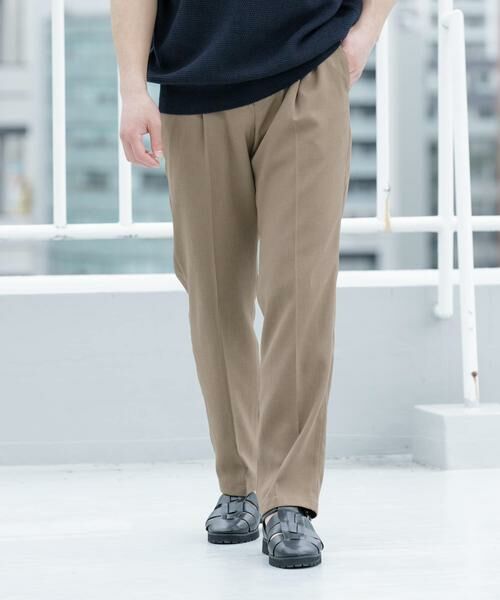 URBAN RESEARCH ROSSO / アーバンリサーチ ロッソ その他パンツ | 『WEB限定』『セットアップ対応』パナマ風ストレートパンツ | 詳細7