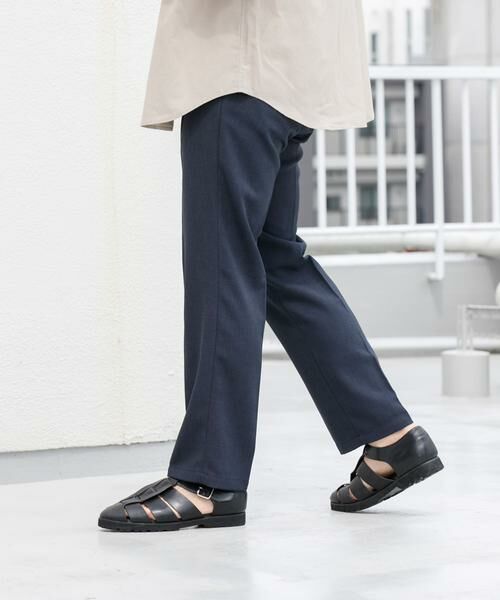 URBAN RESEARCH ROSSO / アーバンリサーチ ロッソ その他パンツ | 『WEB限定』『セットアップ対応』パナマ風ストレートパンツ | 詳細18