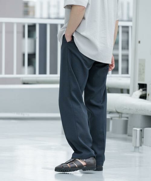 URBAN RESEARCH ROSSO / アーバンリサーチ ロッソ その他パンツ | 『WEB限定』『セットアップ対応/XLサイズあり』リネンライクリラックステーパードパンツ | 詳細2