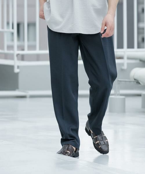 URBAN RESEARCH ROSSO / アーバンリサーチ ロッソ その他パンツ | 『WEB限定』『セットアップ対応/XLサイズあり』リネンライクリラックステーパードパンツ | 詳細3