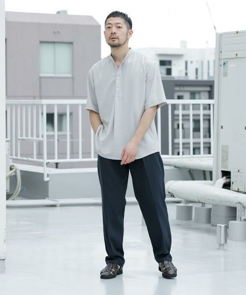 URBAN RESEARCH ROSSO / アーバンリサーチ ロッソ その他パンツ | 『WEB限定』『セットアップ対応/XLサイズあり』リネンライクリラックステーパードパンツ | 詳細4