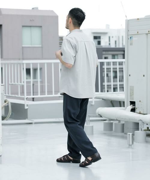 URBAN RESEARCH ROSSO / アーバンリサーチ ロッソ その他パンツ | 『WEB限定』『セットアップ対応/XLサイズあり』リネンライクリラックステーパードパンツ | 詳細6