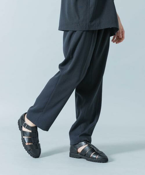 URBAN RESEARCH ROSSO / アーバンリサーチ ロッソ その他パンツ | 『WEB限定』『セットアップ対応/XLサイズあり』リネンライクリラックステーパードパンツ | 詳細7