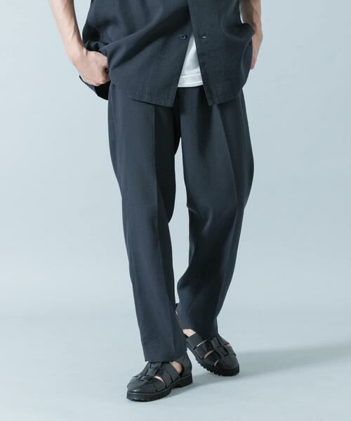 URBAN RESEARCH ROSSO / アーバンリサーチ ロッソ その他パンツ | 『WEB限定』『セットアップ対応/XLサイズあり』リネンライクリラックステーパードパンツ | 詳細9