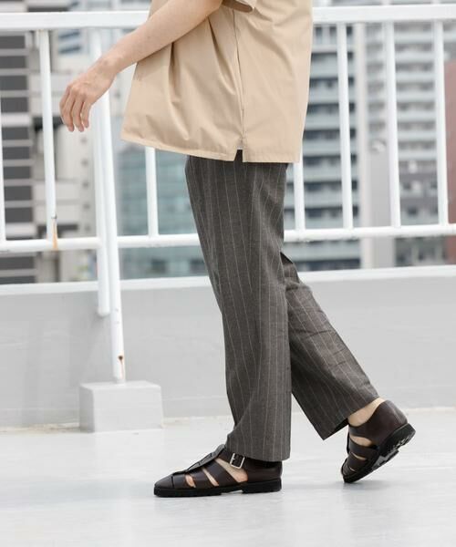 URBAN RESEARCH ROSSO / アーバンリサーチ ロッソ その他パンツ | 『WEB限定』綿麻ストライプリラックステーパードパンツ | 詳細22