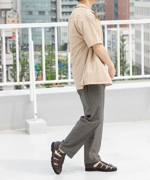 URBAN RESEARCH ROSSO / アーバンリサーチ ロッソ その他パンツ | 『WEB限定』綿麻ストライプリラックステーパードパンツ | 詳細24