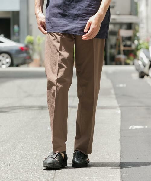 URBAN RESEARCH ROSSO / アーバンリサーチ ロッソ その他パンツ | 『WEB限定』『セットアップ対応/XLサイズ』シアサッカーリラックステーパードパンツ | 詳細1