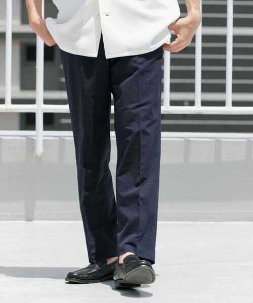 URBAN RESEARCH ROSSO / アーバンリサーチ ロッソ その他パンツ | 『WEB限定』『セットアップ対応/XLサイズ』シアサッカーリラックステーパードパンツ | 詳細24