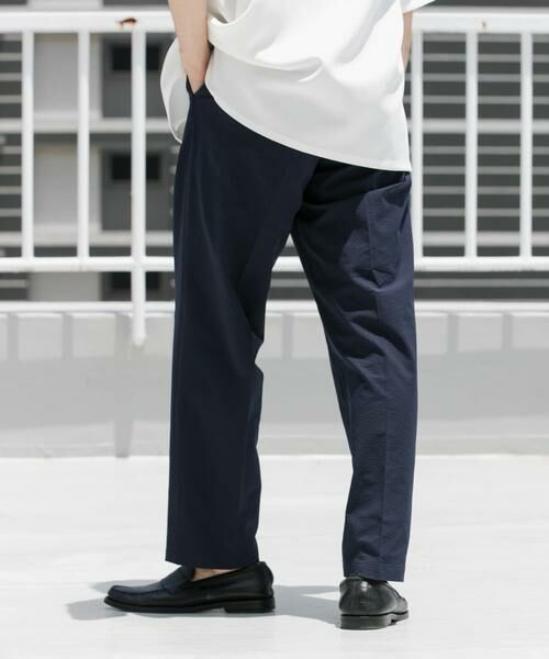 URBAN RESEARCH ROSSO / アーバンリサーチ ロッソ その他パンツ | 『WEB限定』『セットアップ対応/XLサイズ』シアサッカーリラックステーパードパンツ | 詳細25