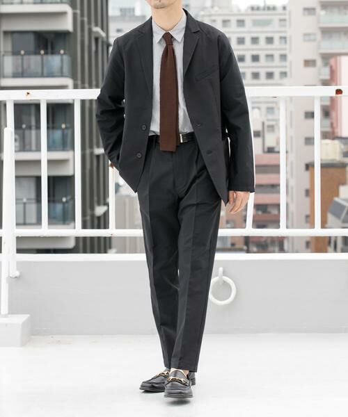 URBAN RESEARCH ROSSO / アーバンリサーチ ロッソ セットアップ | 『WEB限定』『XLサイズあり』ウォッシャブルドライシアサッカーセットアップ(ブラック)