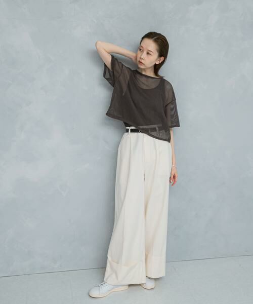 URBAN RESEARCH ROSSO / アーバンリサーチ ロッソ Tシャツ | レイヤードメッシュカットソー | 詳細3