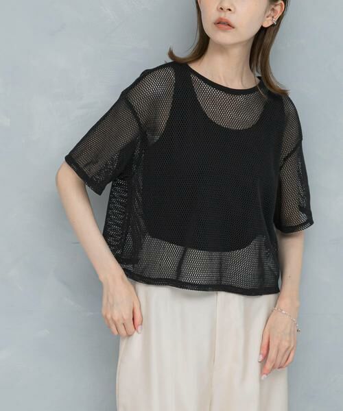 URBAN RESEARCH ROSSO / アーバンリサーチ ロッソ Tシャツ | レイヤードメッシュカットソー | 詳細13