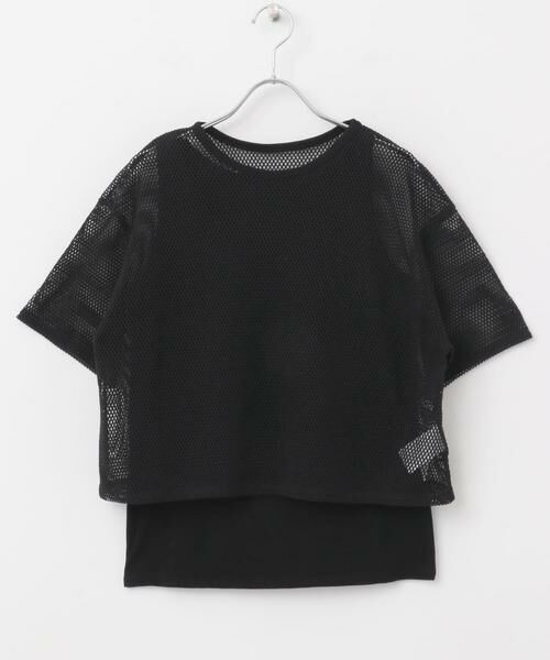 URBAN RESEARCH ROSSO / アーバンリサーチ ロッソ Tシャツ | レイヤードメッシュカットソー | 詳細23