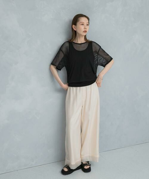 URBAN RESEARCH ROSSO / アーバンリサーチ ロッソ Tシャツ | レイヤードメッシュカットソー | 詳細15