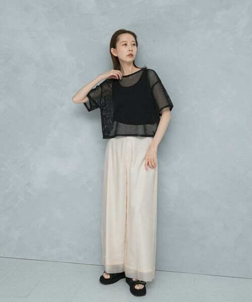 URBAN RESEARCH ROSSO / アーバンリサーチ ロッソ Tシャツ | レイヤードメッシュカットソー | 詳細16