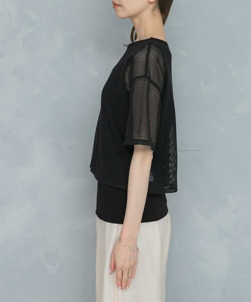 URBAN RESEARCH ROSSO / アーバンリサーチ ロッソ Tシャツ | レイヤードメッシュカットソー | 詳細18