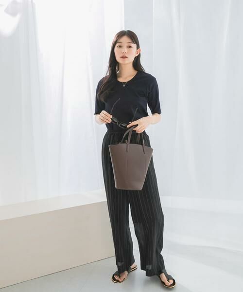 URBAN RESEARCH ROSSO / アーバンリサーチ ロッソ Tシャツ | スーピマコットンUネックカットソー | 詳細1